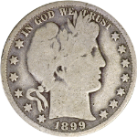 1899-O Barber Half Dollar