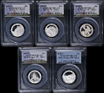 2012-S Silver 25c National Park 5 Coin Proof Set PCGS PR70 DCAM