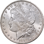 1881-CC Morgan Silver Dollar Choice BU+ Blast White Superb Eye Appeal