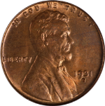 1931-S Lincoln Cent BU Red Great Eye Appeal Strong Strike