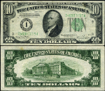 FR. 2009 I $10 1934-D Federal Reserve Note Minneapolis I-A Block XF