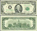 FR. 2171 C $100 1985 Federal Reserve Note Philadelphia C-A Block Choice CU