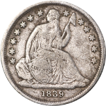 1839-O Seated Liberty Dime - Small &#39;O&#39;
