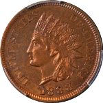 1888 Indian Cent Proof PCGS PR64 RB Great Eye Appeal Strong Strike