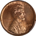 1925-P Lincoln Cent PCGS MS65 RD Full Red Gem Superb Eye Appeal