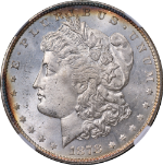 1878-P 7TF Rev 78 Morgan Silver Dollar NGC MS64 Superb Eye Appeal Strong Strike