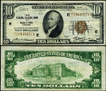 FR. 1860 E $10 1929 Federal Reserve Bank Note Richmond E-A Block VF+
