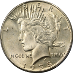 1935-P Peace Dollar PCGS MS64 Great Eye Appeal Strong Strike