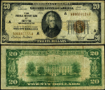 FR. 1870 A $20 1929 Federal Reserve Bank Note Boston A-A Block