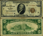 FR. 1860 E $10 1929 Federal Reserve Bank Note Richmond E-A Block