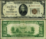 FR. 1870 E $20 1929 Federal Reserve Bank Note Richmond E-A Block
