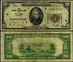 FR. 1870 F $20 1929 Federal Reserve Bank Note Atlanta F-A Block