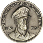 General Douglas MacArthur (1880-1964) Commem. Silver Medal Set - .925 Fine OGP