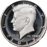 2019-S Silver Proof Kennedy Half Dollar NGC PF70 Ultra Cameo Early Release