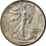 1939-D Walking Liberty Half CAC Sticker PCGS MS67 Superb Eye Appeal