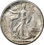 1945-D Walking Liberty Half PCGS MS67 Superb Eye Appeal Strong Strike