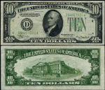 FR. 2006 D $10 1934-A Federal Reserve Note Non-Mule Cleveland D-A Block XF+