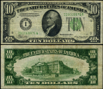 FR. 2005 IM $10 1934 Federal Reserve Note Mule Minneapolis I-A Block DGS VF