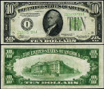 FR. 2006 I $10 1934-A Federal Reserve Note Non-Mule Minneapolis I-A Block VF+