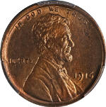1916-P Lincoln Cent PCGS MS65 RB Superb Eye Appeal Strong Strike
