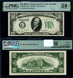 FR. 2009 G $10 1934-D Federal Reserve Note Chicago G-D Block Choice PMG AU58 EPQ