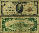 FR. 1860 I $10 1929 Federal Reserve Bank Note Minneapolis I-A Block VG