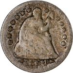 1854-O Seated Liberty Half Dime