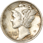 1923-P Mercury Dime