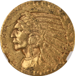 1910-D Indian Gold $5 NGC MS60 Decent Eye Appeal Nice Strike