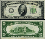FR. 2006 L $10 1934-A Federal Reserve Note San Francisco L-A Block XF