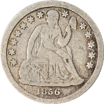 1856-O Seated Liberty Dime