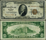 FR. 1860 E $10 1929 Federal Reserve Bank Note Richmond E-A Block VF