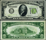 FR. 2005 G $10 1934 Federal Reserve Note Non-Mule Chicago G-A Block DGS AU