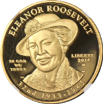 2014-W First Spouse Gold $10 Eleanor Roosevelt NGC PF69 Ultra Cameo
