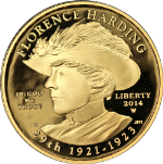 2014-W First Spouse Gold $10 Florence Harding Proof - Capsule Only