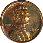 1942 Lincoln Cent Proof PCGS PR66 RB Superb Eye Appeal Strong Strike