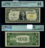 FR. 2306 $1 1935-A North Africa Note I-C Block Choice PMG CU64