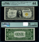 FR. 2306 $1 1935-A North Africa Note R-C Block Choice PMG CU64 EPQ