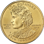 2013-W First Spouse Gold $10 Ida McKinley PCGS MS69 Mercanti Signature Label