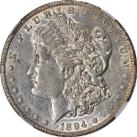 1894-S Morgan Silver Dollar NGC AU Details Decent Eye Appeal Nice Strike