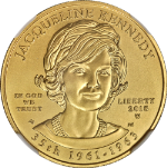 2015-W First Spouse Gold $10 Jacqueline Kennedy NGC MS70 - STOCK