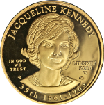 2015-W First Spouse Gold $10 Jacqueline Kennedy PCGS PR69 DCAM Mercanti Sign