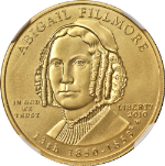 2010-W First Spouse Gold $10 Abigail Fillmore NGC MS70