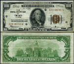 FR. 1890 G $100 1929 Federal Reserve Bank Note Chicago G-A Block XF
