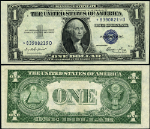 FR. 1614* $1 1935-E Silver Certificate *-D Block Choice CU+ Star