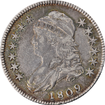 1809 Bust Half Dollar Choice XF 0-105 R.2 Superb Eye Appeal Nice Strike