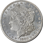 1880-CC Rev 78 Morgan Silver Dollar Choice BU+ Key Date Superb Eye Appeal