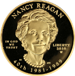 2016-W First Spouse Gold $10 Nancy Reagan 1/2 Ounce .9999 Fine Capsule Only
