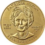 2016-W First Spouse Gold $10 Patricia Nixon 1/2 Ounce .9999 Fine Capsule STOCK