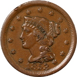 1853 Large Cent - Rim Ding